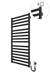 Электрический полотенцесушитель HF Oxford 1170x530 black matte 6.1.0203.06.BM, Черный матовый, универсальное (коннектор), Электронный