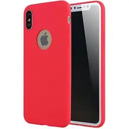 Чохол-накладка Toto Matte colorful TPU case iPhone X Red