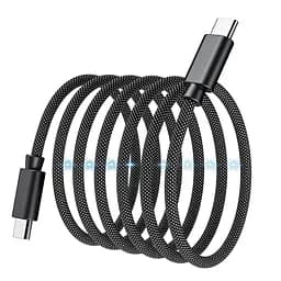 Кабель Choetech ХСС-1051 Black USB-C to USB-C Magnetic PD3.1 240W 1.8m (43-00127) - мініатюра 3