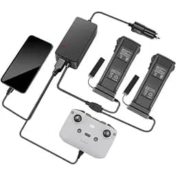 Автомобільний зарядний пристрій DJI для квадрокоптера DJI Mavic 3 / 3 Pro / 3T / 3E DC 17.6V-3A x 2 порта - мініатюра 4