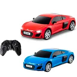 Машинка на радіокеруванні Kool Speed Audi R8 Coupe 1:16, синя/червона, на батарейках 2.4ГГц