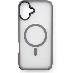 Чохол-накладка BeCover Metal Buttons Case (MagSafe) для Apple iPhone 16 Plus Gray (712095) - мініатюра 5