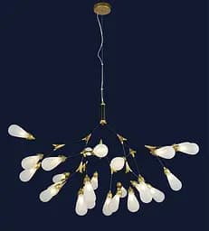 Люстра стельова LED Levistella 918LP268-27 BK+WH, 27W, чорний+білий, сучасний стиль - мініатюра 2