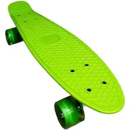 Скейт Пенні Борд A-Toys Penny Board Maraton зі світловими колесами з декою 55 см зелений