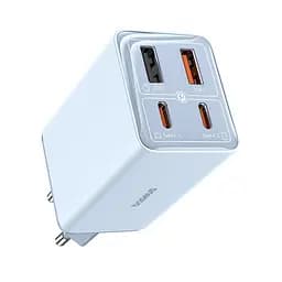 СЗУ Baseus GaN6 Pro OS 65W (2USB-A/2C) + кабель Type-C to Type-C (P10162701)