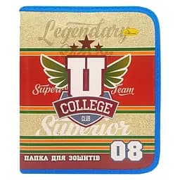 Папка для зошитів на блискавці "Legendary college club" Апельсин АП-1001-10