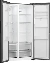 Холодильник Gorenje SBS, 179х62х92см, 2 двері, 344(197)л, А+, NF+, Інв., Зона св-ті, диспенсер, генератор льоду, Зовн. Диспл, чорний - мініатюра 7