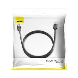 Кабель Baseus high definition Series HDMI To HDMI Adapter Cable 3m Black - мініатюра 2