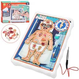 Дитяча настільна гра Bambi Crazy Doctor 1295-3 ігрове поле рулетка