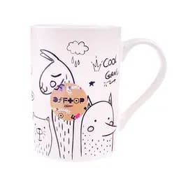 Чашка Offtop, 350 мл, Лама, білий (863153)