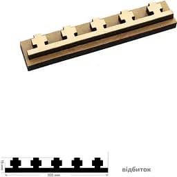 Штамп для вибійки Rosa Talent №27 Вишиванка 1.5x10см