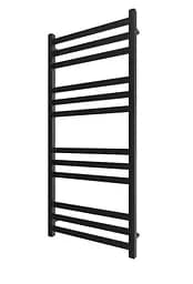 Водяной полотенцесушитель Mario Inox Чикаго 1170x530/500 черный мат 1.072.048860.BM, Черный матовый, нижнее