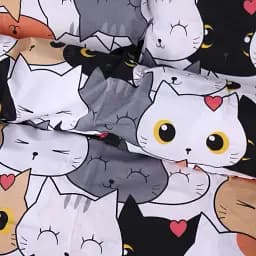 Комплект постільної білизни MirSon Ranforce Elite Funny Cat Сімейний (2200011041988) - мініатюра 5