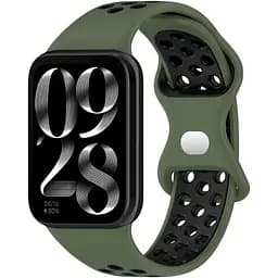 Ремінець DK для Xiaomi Mi Band 8 Pro Silicone Sport Band Nike (017600) (green / black) - мініатюра 3