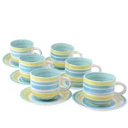 Набір чашок із блюдцями 6 шт. Мінерва NC21SETCUP