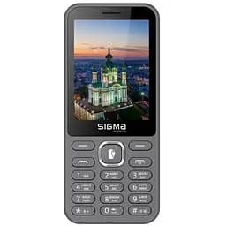 Мобильный телефон Sigma mobile X-style 31 Power Type-C, Grey, 2 Mini-SIM, дисплей 2.8" цветной (240x320), моноблок, MediaTek
