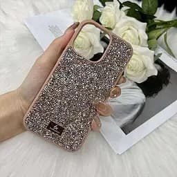 Чохол TPU Bling World Rock Diamond для Apple iPhone 14, 6.1 Рожевий - мініатюра 2