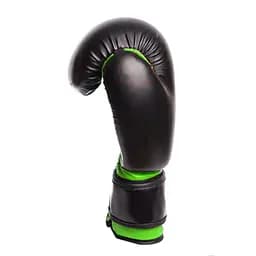 Дитячі рукавиці для боксу Power Play PP 3004, Black/Green - 8 унцій - мініатюра 2