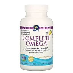 Омега Nordic Naturals Complete Omega комплекс с лимоном 1000 мг 120 гелевых капсул