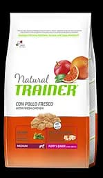 Сухий корм Trainer Natural Super Premium Puppy&Junior Medium для цуценят порід середніх розмірів 0.65 кг