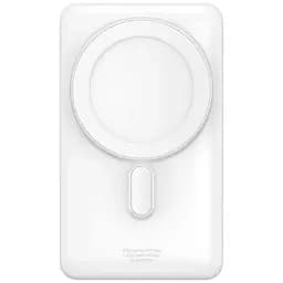 Портативная батарея Baseus Magnetic Bracket Wireless Fast Charge Power Bank 10000 mAh 20W PPCX000002 White
