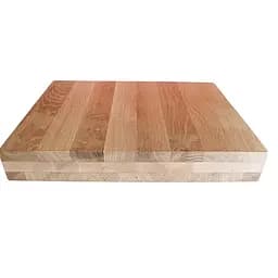 Дошка прямокутна Mazhura Alder, з ручками, з дубовими вставками, 30х40х6 см (mz323064)