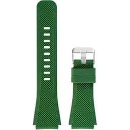 Ремінець для Samsung Galaxy Watch 46mm (SM-R800) - темно-зелений силікон розмір L Watchbands (WB001DARKGREENNW5)