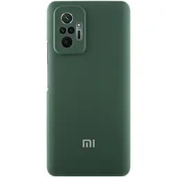Чохол Lakshmi Silicone Cover Full Camera (AAA) with Logo для Xiaomi Redmi Note 10 Pro / 10 Pro Max Зелений / Cyprus Green