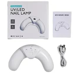 Професійна сушарка для нігтів із таймером IAS 45W UV/LED Nail Lamp 30s/60s, портативна USB Nail Art Curing - мініатюра 3
