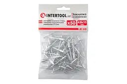 Витяжні заклепки з плоскою головкою Intertool 4.8 х 10 мм (в упаковці 50 шт.) - мініатюра 3