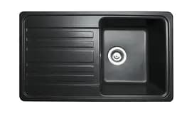 Кухонная мойка гранитная Miraggio Versal black 758x462x201 00211307, Черный
