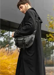 Велика чоловіча поясна сумка бананка Sambag 38х21 см sum0027307 - мініатюра 4