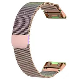 Ремінець металевий для смарт-годинника Google Pixel Watch 42,43 mm, Milanese Magnetic, різнокольоровий, міланська петля, браслет на магнітній застібці, сумісний з годинником Google Pixel Watch, для моделей з розміром корпусу 42,43 мм