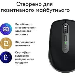 Комп'ютерна мишка Logitech MX Anywhere 3S для MAC Wireless Space Grey (910-006947) - мініатюра 2