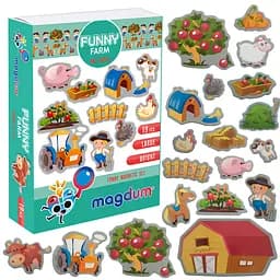 Магнітний набір Magdum Magnetic set Funny Farm (ML4031-10 EN)