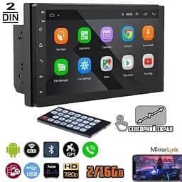 Автомагнітола CJ CP606 Android 8.0 з екраном 7" - мініатюра 2