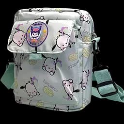 Дитяча сумка крос-боді Куромі з підсвічуванням 20х16х6 см бірюзова (25-575)