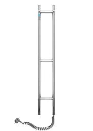Електрична рушникосушарка Navin Силует 160x1000 права 10-017020-0110, Хром, Праве
