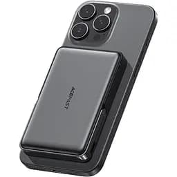 УМБ Acefast Magnetic Wireless 10000mAh 22.5W PD,QC 3.0 USB-C In/Out, QI 15W, with holder M17 Black - мініатюра 5