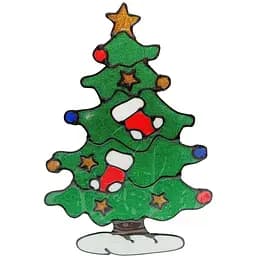 Силиконовая наклейка на стекло Bambi Елка 25х30 см 13-65-3