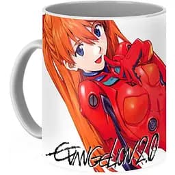 Кухоль GeekLand Evangelion Євангеліон Аска Ленглі Сор'ю CP 03.461 330 мл білий