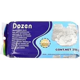 Маса для ліплення Bambi "Dozen" DSCN0664 біла 250 грам