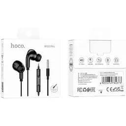 Навушники Hoco Crystal sound wire-controlled earphones with microphone M101 Pro чорні - мініатюра 7