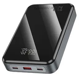 Портативний ЗП Power Bank Hoco Q30A Fast charge 130W 20000 mAh Metal gray - мініатюра 3