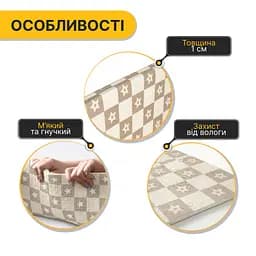 Дитячий ігровий килимок LEOBRO 150 x 200 x 1 см (LB-1022) - мініатюра 5