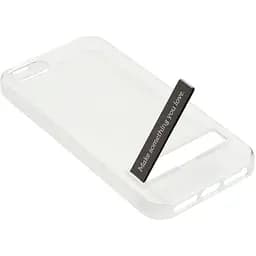 Чохол-накладка Hoco TPU cover Magnetic Shock proof bracket series iPhone 5/5s/SE Gray - мініатюра 3