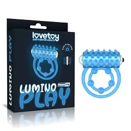 Виброкольцо для члена Lumino Play Vibrating Penis Ring, светится в темноте LOVETOYS 66-LV343216 103657