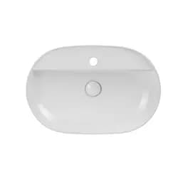Раковина накладна Mixxus Premium ELLIPSE-0204 з отвором під змішувач (MP6679) - мініатюра 3