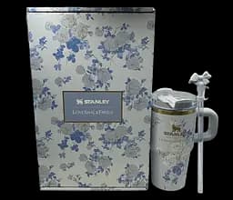 Термокухоль Stanley Quencher H2.0 Tumbler з неіржавкої сталі 0,59 л LoveShackFancy Blue Roses KT6007861