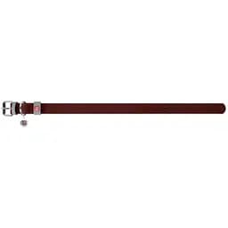 Нашийник для собак Waudog Classic, шкіряний, з QR паспортом, 38-49х2,5 см, коричневий - мініатюра 2